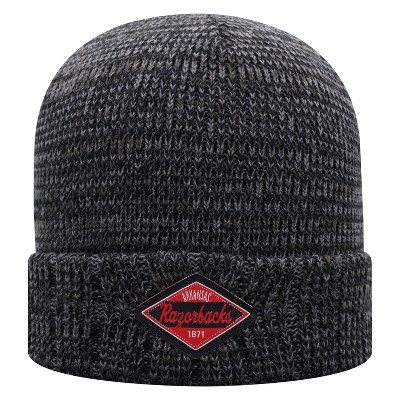 NCAA Arkansas Razorbacks Men's Black Aclaim Knit Cuffed Beanie