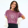Simply Sage Market Women's In Bloom Sunflower Short Sleeve Garment Dyed Tee - 2 of 4