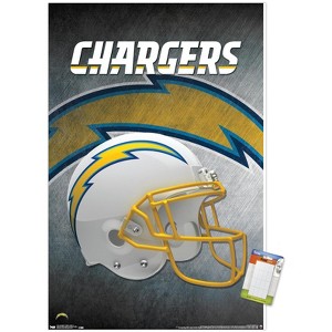 Trends International NFL Los Angeles Chargers - Helmet 19 Unframed Wall Poster Prints - 1 of 4