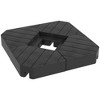 Outsunny 4 Piece Patio Umbrella Base Weight Set, Outdoor Cantilever Offset Umbrella Weights, 132 lb. Water or 176 lb. Sand - 4 of 4