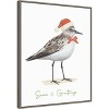 Amanti Art Christmas Sandpiper I by Lucca Sheppard Canvas Wall Art Print Framed 23-in. x 28-in. - 3 of 4