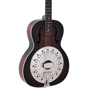 Recording King RR-41-VS Rattlesnake Wood Body Resonator Guitar Vintage Sunburst - 1 of 4