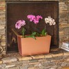 ACHLA Designs 22" Wide Rectangular Flower Box Galvanized Steel Copper Plated: Weather-Resistant, No Assembly Required - image 4 of 4