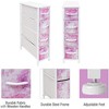 Sorbus 4 Drawers Narrow Dresser - with Steel Frame, Wood Top & Easy Pull Fabric Bins for Small Spaces, Closets, Bedroom, Bathroom & Laundry - 4 of 4