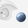 Logitech ERGO M575 Wireless Trackball - Optical - Bluetooth - 2.40 GHz - Off White - USB - 2000 dpi - Scroll Wheel - 5 Button(s) - 2 of 4