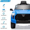 12V Licensed Toyota Tundra Kids Electric Truck, Battery-Powered Off-Road Ride-On Car with Remote Control, 3 Speeds, LED Lights, MP3, Ages 3-6 - 4 of 4