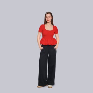 Women's Short Sleeve Scoop Neck T-Shirt - A New Day™ - 1 of 4
