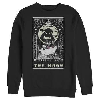 Men's The Nightmare Before Christmas Halloween Oogie Boogie and his Boys Moon Tarot Card Sweatshirt