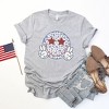 Simply Sage Market Women's Leopard Smiley Peace Sign Short Sleeve Graphic Tee - 3 of 4