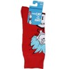 Dr. Seuss Cat In The Hat THING ONE THING TWO Mid Calf Crew Socks Multicoloured - image 4 of 4