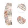 Unique Bargains Durable Marble Hair Comb 1 Pc - 2 of 4