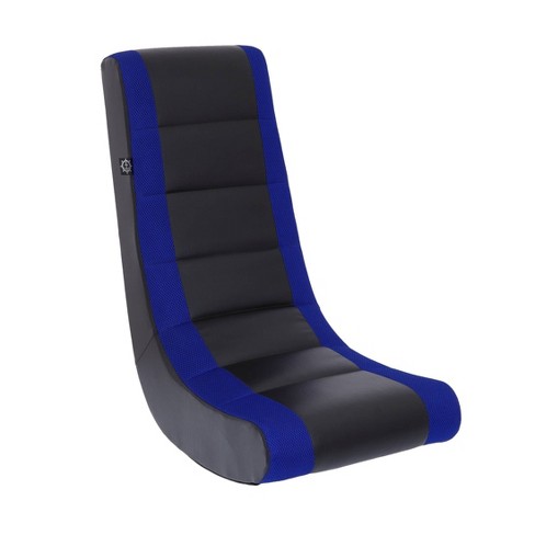 Gaming chair best sale black blue