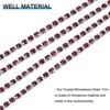 Unique Bargains Bags Clothing Decoration Crystal Rhinestone Sew on Close Claw Chain Trim - 3 of 4
