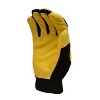 G & F Products Leather Mechanics Work Gloves with Spandex back XL Multicolored (1091XL) - 3 of 4