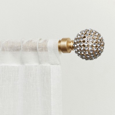Exclusive Home Anastasia 1" Curtain Rod and Finial Set