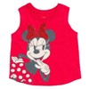 Disney Princess Moana Belle Minnie Mouse Nightmare Before Christmas Tank Top and French Terry Shorts Toddler to Big Kid - 2 of 4