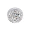 CWI Lighting Empire 4 Light Flush Mount With Chrome Finish - 3 of 4