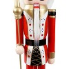 Sunnydaze Balthazar the Protector Indoor Decorative Traditional Christmas Wooden Nutcracker Statue, 48-Inch - 2 of 4