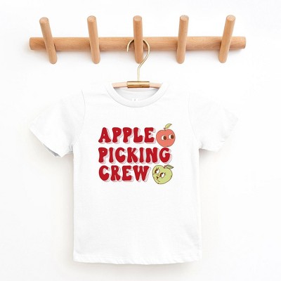 The Juniper Shop Cartoon Apple Picking Crew Youth Short Sleeve Tee