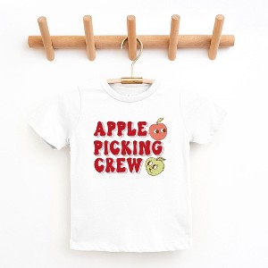 The Juniper Shop Cartoon Apple Picking Crew Toddler Short Sleeve Tee - 1 of 2