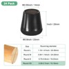 Unique Bargains Silicone Cups Round Felt Furniture Pads for Hardwood Floors 24 Pcs - 3 of 4