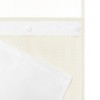 No Hook Shower Curtain with Snap in Liner, Heavyweight Waffle Fabric Bath Curtain, Hotel Grade - 3 of 4
