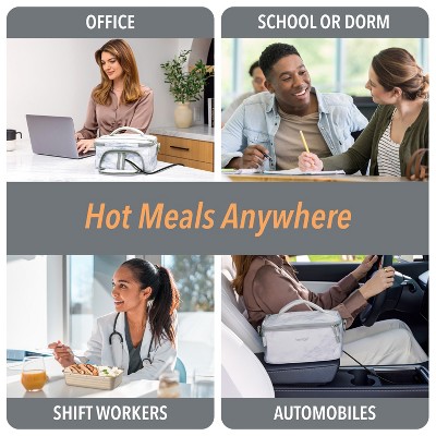 Bentgo Heat Electric Lunch Bag White Marble