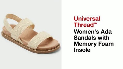Women’s Ada Sandals with Memory Foam Insole - Universal Thread™