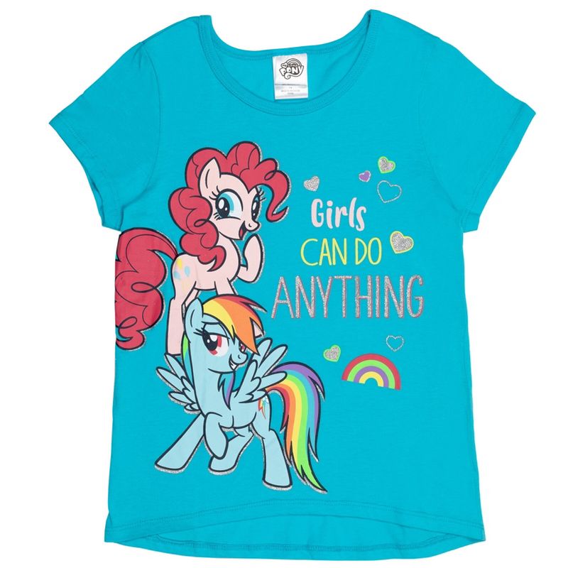 My Little Pony Rainbow Dash Toddler Girls 4 Pack Graphic T-Shirts Multicolor 2T, 3 of 8
