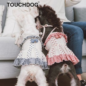 Touchdog (R) Fetching Smock Designer Fashion Dog Dress - 1 of 4