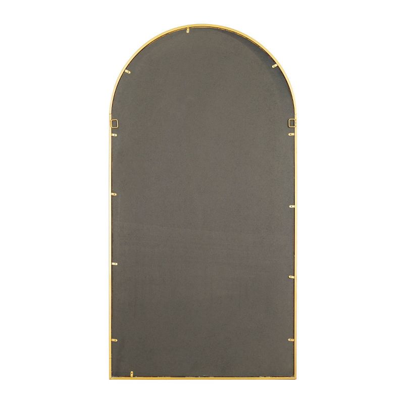 Metal Window Inspired Wall Mirror with Arched Top - Olivia & May, 4 of 19