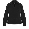 Women's Plus Size Star Alley Sweater - black | CITY CHIC - 4 of 4