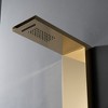 BWE 2-jet rain shower panel system with waterfall shower head and shower wand with LED light - 4 of 4