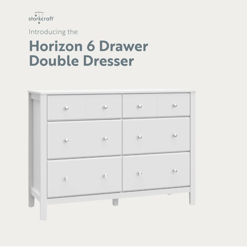 Storkcraft Horizon 6 Drawer Dresser, 3 of 12