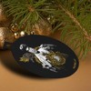 Bruce Lee Golden Dragon Aluminum Holiday Christmas Tree Ornament  3.0" (7.6 cm) x 3.37" (8.6 cm) - 4 of 4