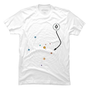 Men's Design By Humans Melodic Universe By frank095 T-Shirt - 1 of 4