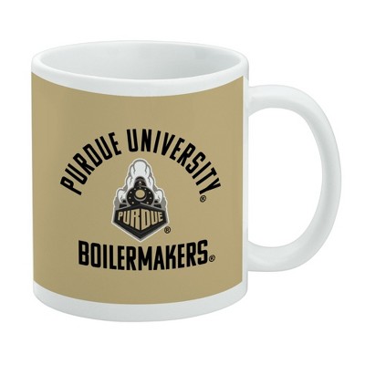 Purdue Boilermakers Secondary Ceramic Coffee Mug Novelty Gift Mugs for Coffee Tea and Hot Drinks 11oz White