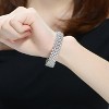 Guili Sterling Silver Cubic Zirconia Bracelet with Rows of Sparkling Stones, Perfect for Adding Elegance and Sophistication to Any Outfit - 2 of 4