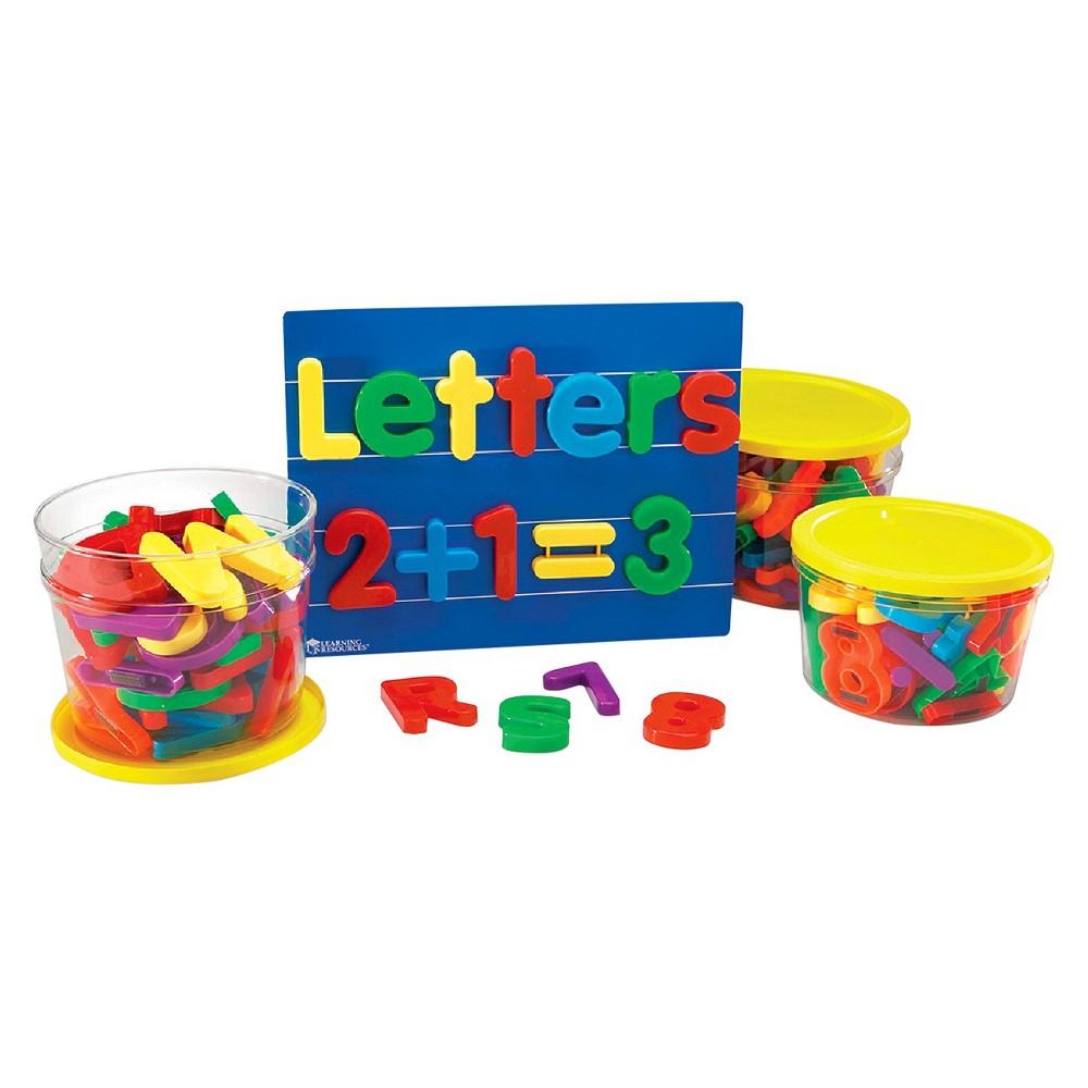 UPC 765023084559 product image for Learning Resources Jumbo Magnetic Letters and Numbers | upcitemdb.com