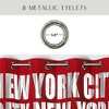 Evideco French Home Goods New York City Themed Blackout Curtain Panel - Bold Typography 102x55 Inch - image 4 of 4