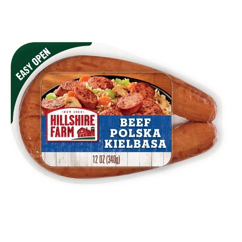 Hillshire Farm Beef Polska Kielbasa Smoked Sausage Rope - 12oz - image 1 of 4