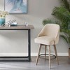 Ridstar Counter Stool with Swivel Seat For Dining Room & Counter-Beige - 3 of 4