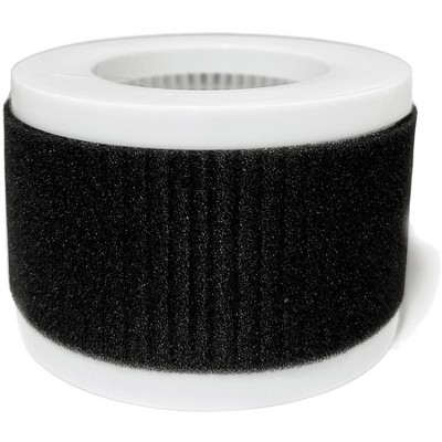 Nispira 2-in-1 True HEPA Replacement Filters Compatible with Pro Breeze Mini Air Purifier PB-P02 PB-P02F, 1 Pack