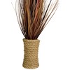 Northlight Artificial Grass Plant in a Rope Pot - 34" - Brown - image 2 of 4