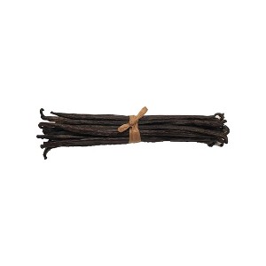 JL Gourmet Imports Madagascar Vanilla Beans, Grade A Whole Vanilla Pods, Perfect for Baking, Cooking, & All Deserts - 10 Beans - 1 of 4