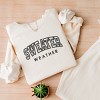 Simply Sage Market Embroidered Sweater Weather Lightweight Garment Dyed Sweatshirt - 3 of 4