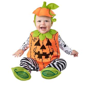 InCharacter Baby Jack-O-Lantern Infant Costume, X-Small (0-6)