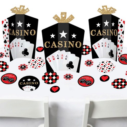 Big Dot of Happiness Las Vegas - Casino Party Supplies Decoration Kit -  Decor Galore Party Pack - 51 Pieces 