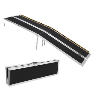 9FTPortable Wheelchair Ramp, Wheel Chair Ramps for Homes , Aluminum Wheelchair Ramp With Non-Skid Surface , 600 Lbs - 1 of 4
