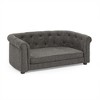 Lyngins Arc-Shaped Elevated Pet Bed for Dogs & Cats,Comfy Armrest Medium-Sized Dog Sofa Bed,Cat Bed - 4 of 4